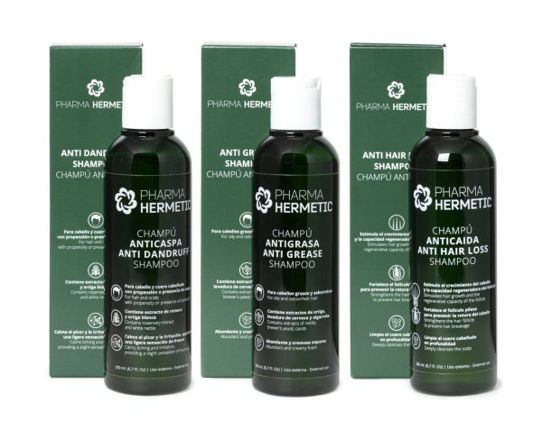 Green Remedies shampoo tegen roos, vet haar en haaruitval